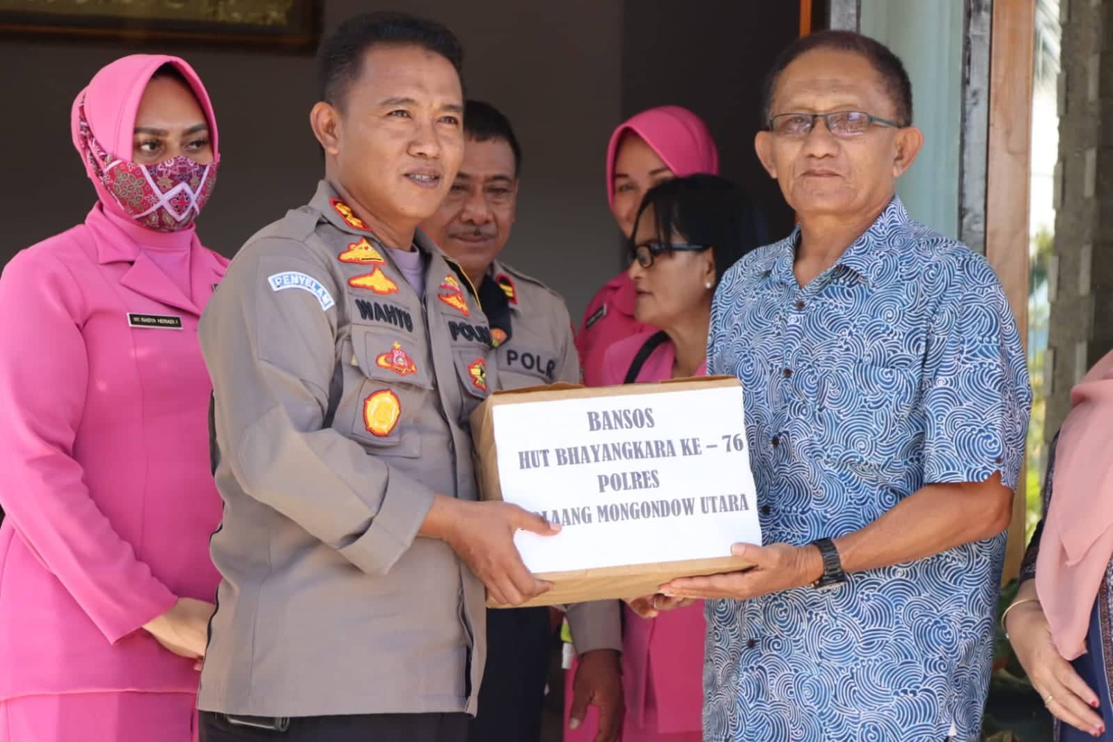 Kapolres Bolmut AKBP. Wahyu Purwidiarso SH. S.I.K