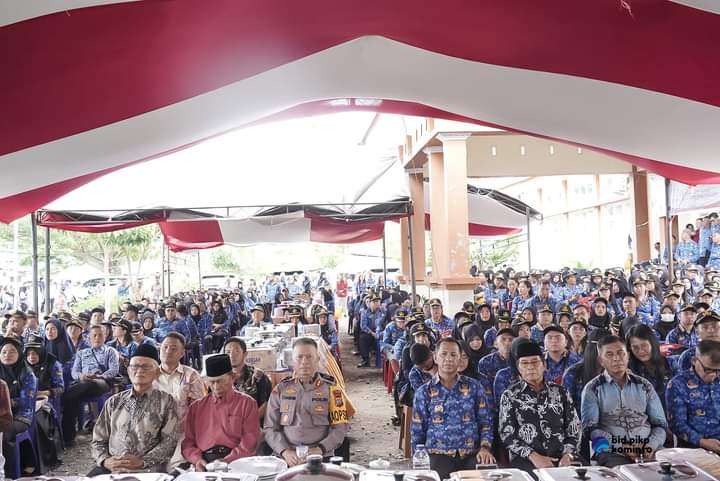 Pj Bupati Jusnan C.Mokoginta Hadir Syukuran atas Penerimaan SK PPPK di Lingkungan Dinas Pendidikan Kabupaten Bol-mong