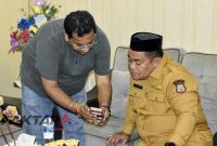 Sekda Kabupaten Gorontalo menerima audiensi investor terkait peluang hilirisasi komoditas nilam dan kelapa.(Foto: hanapi*)