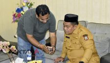 Sekda Kabupaten Gorontalo menerima audiensi investor terkait peluang hilirisasi komoditas nilam dan kelapa.(Foto: hanapi*)