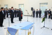 Gubernur Sulut Yulius Selvanus melantik tiga pejabat pimpinan tinggi pratama di lingkungan Pemerintah Provinsi Sulawesi Utara di Wisma Negara Bumi Beringin, Manado.(Foto: dok*)