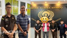 Kejari Kepulauan Talaud menetapkan Ronal Rando sebagai tersangka kelima kasus dugaan korupsi pengadaan tanah.(foto: sintya*)